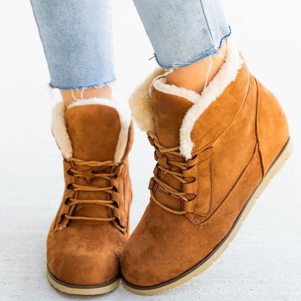 boots 2021 winter women snow short-tube lace-up sneakers for solid color casual shoes short plush warm women's, Black
boots 2021 winter women snow short-tube lace-up sneakers for solid color casual shoes short plush warm women's, Black