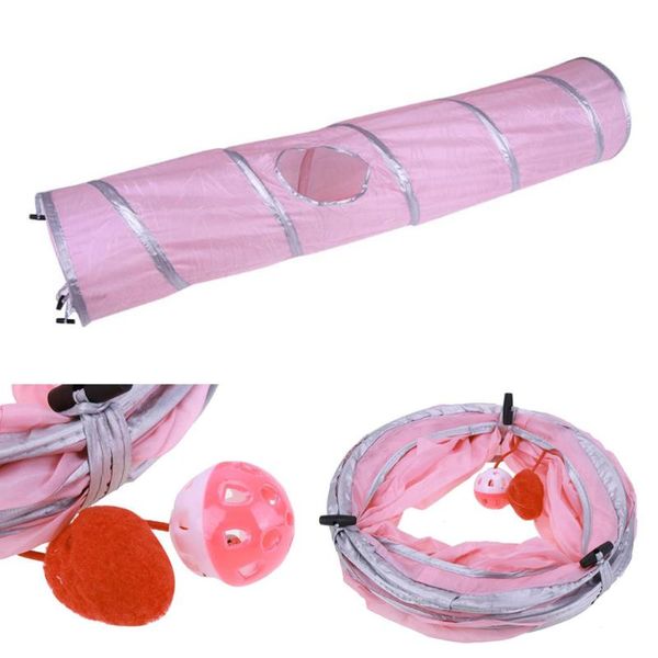 collapsible cat tunnel foldable kitten tubes portable toys for kittens puppies rabbits and other small pets (pink, random pe
collapsible cat tunnel foldable kitten tubes portable toys for kittens puppies rabbits and other small pets (pink, random pe
