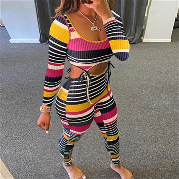 womens colors stripe thread tracksuits fashion trend long sleeve round neck short pants suitsdesigner female winter slim casual sets, Gray
womens colors stripe thread tracksuits fashion trend long sleeve round neck short pants suitsdesigner female winter slim casual sets, Gray