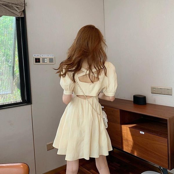 casual dresses 2021 summer dress personality temperament fashion platycodon first love sweet and fresh pure color bubble sleeve open back, Black;gray
casual dresses 2021 summer dress personality temperament fashion platycodon first love sweet and fresh pure color bubble sleeve open back, Black;gray