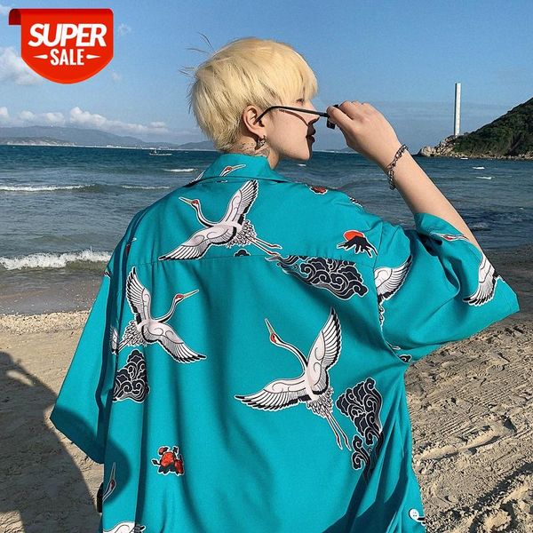 hong kong style men's loose version crane short-sleeved versatile long-sleeved casual shirt--- #ym1v, White;black
hong kong style men's loose version crane short-sleeved versatile long-sleeved casual shirt--- #ym1v, White;black