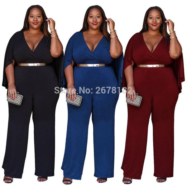 women's jumpsuits & rompers plus size v-neck cloak jumpsuit women 2021 summer fashion long wide leg romper big black tunic party clubwe, Black;white
women's jumpsuits & rompers plus size v-neck cloak jumpsuit women 2021 summer fashion long wide leg romper big black tunic party clubwe, Black;white