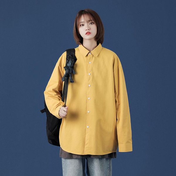 women's blouses & shirts long sleeve cotton for women 2021 fashion trends loose clothing ladies harajuku plus size button up casual, White
women's blouses & shirts long sleeve cotton for women 2021 fashion trends loose clothing ladies harajuku plus size button up casual, White