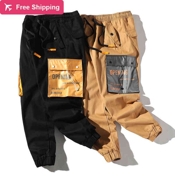 cargo men multiple elastic pocket of hip men's waistline streetwear jogger sweatpants fashion pants, Black
cargo men multiple elastic pocket of hip men's waistline streetwear jogger sweatpants fashion pants, Black