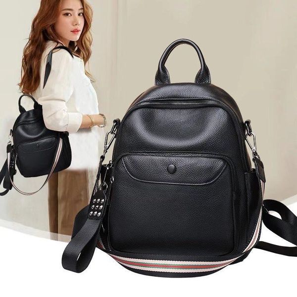 backpack juanjuan factory leather women's simple commuting versatile 2021 bag wholesale
backpack juanjuan factory leather women's simple commuting versatile 2021 bag wholesale