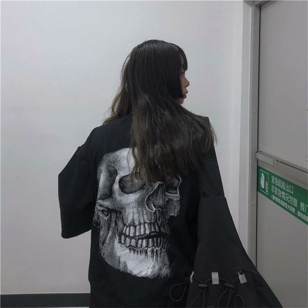 skull goth tshirt men women oversized emo punk harajuku summer dark aesthetic fairy grunge alt plus size alternative clothes 210708, White
skull goth tshirt men women oversized emo punk harajuku summer dark aesthetic fairy grunge alt plus size alternative clothes 210708, White
