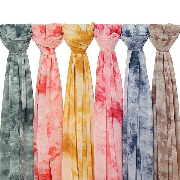 scarves tie-dye printed chiffon scarf monochrome breathable shawl women's pad-dye women shawls spring summer accessories, Blue;gray
scarves tie-dye printed chiffon scarf monochrome breathable shawl women's pad-dye women shawls spring summer accessories, Blue;gray