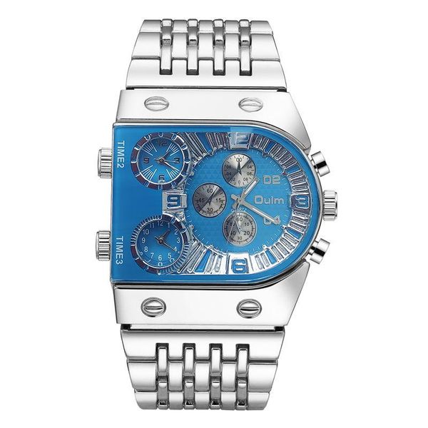 wristwatches oulm 2021 men's casual sports watch waterproof luminous stainless steel wrist, Slivery;brown
wristwatches oulm 2021 men's casual sports watch waterproof luminous stainless steel wrist, Slivery;brown