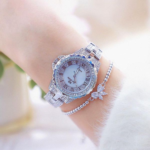 wristwatches zegarek damski 2021 diamond watch women dress bracelet gold ladies wristwatch stainless steel female clock, Slivery;brown
wristwatches zegarek damski 2021 diamond watch women dress bracelet gold ladies wristwatch stainless steel female clock, Slivery;brown