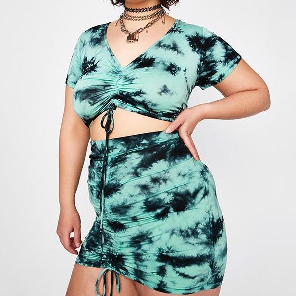 summer 2 piece set women print skirt and green drawstring suit short sleeve crop mini elastic wasit two dress, White
summer 2 piece set women print skirt and green drawstring suit short sleeve crop mini elastic wasit two dress, White