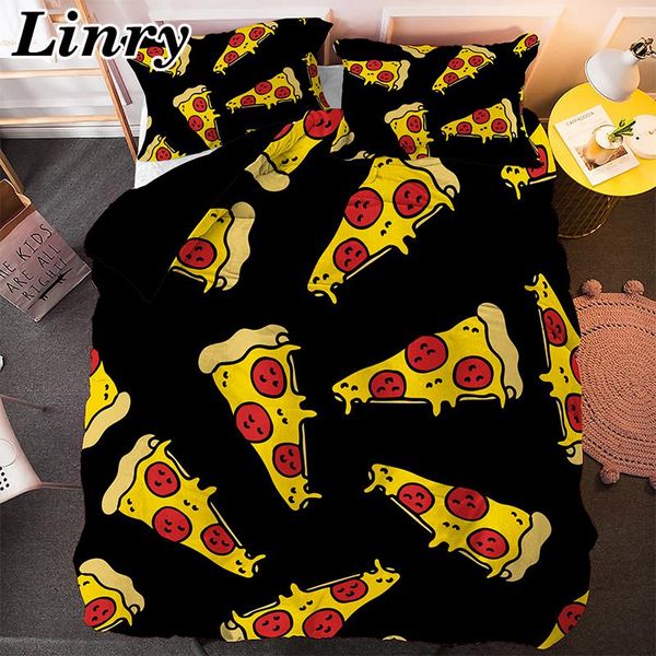 bedding sets home textile pizza pattern duvet cover with pillowcase for kids 3d comforter set king//twin size bedclothes
bedding sets home textile pizza pattern duvet cover with pillowcase for kids 3d comforter set king//twin size bedclothes