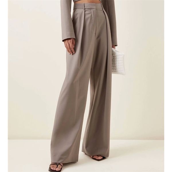 spring women casual wide leg pants female solid color high waist flowy elegant office trousers pantalon pour femme 210514, Black;white
spring women casual wide leg pants female solid color high waist flowy elegant office trousers pantalon pour femme 210514, Black;white