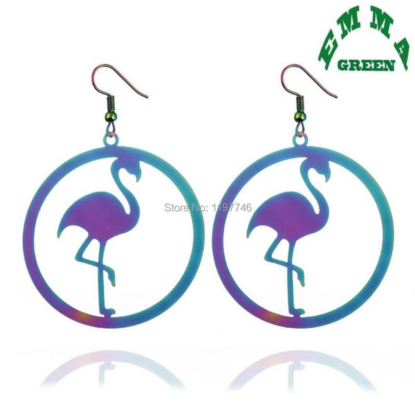 earrings & necklace sci-fi fashion multicolor blue fantasy big stainless steel flamingo drop dangle pairs for women girls ear jewelry gifts, Silver
earrings & necklace sci-fi fashion multicolor blue fantasy big stainless steel flamingo drop dangle pairs for women girls ear jewelry gifts, Silver