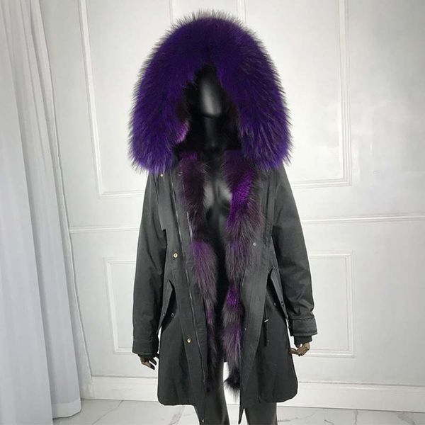women's fur & faux natural silver parka winter women jacket fashion hood warm long big raccoon collar plus-size, Black
women's fur & faux natural silver parka winter women jacket fashion hood warm long big raccoon collar plus-size, Black