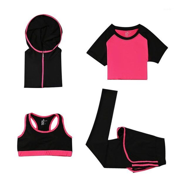 yoga outfit 2021 spring /autumn 4pcs sports workout set women quick-drying suit leggings + t shirt bra hooded coat
yoga outfit 2021 spring /autumn 4pcs sports workout set women quick-drying suit leggings + t shirt bra hooded coat