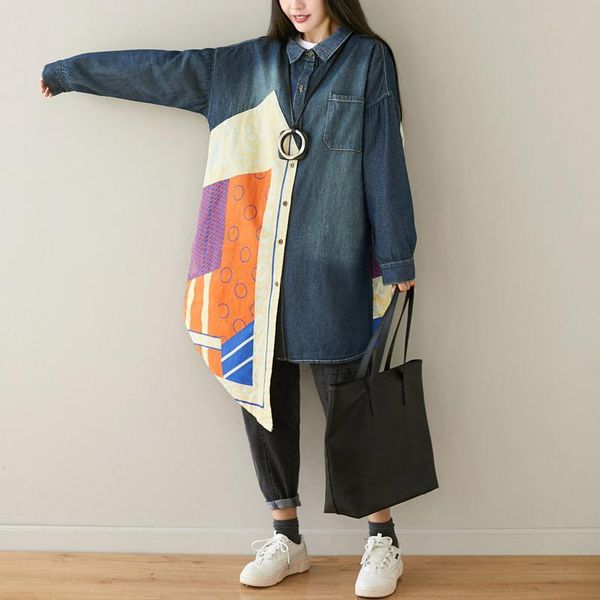 women's jackets women oversized denim trench irregular patchwork cowboy hip hop streetwear loose plus size baggy jean outerwear, Black;brown
women's jackets women oversized denim trench irregular patchwork cowboy hip hop streetwear loose plus size baggy jean outerwear, Black;brown