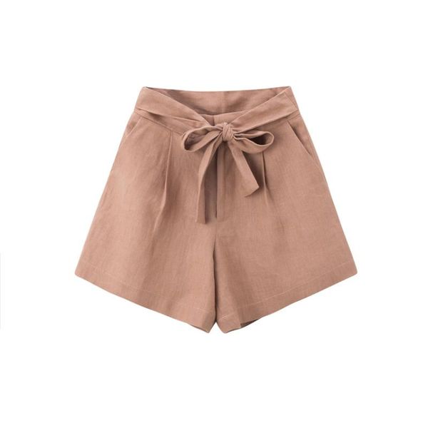 elfstyle women high waist 100% linen shorts with bow ties - est female short pants women's, White;black
elfstyle women high waist 100% linen shorts with bow ties - est female short pants women's, White;black