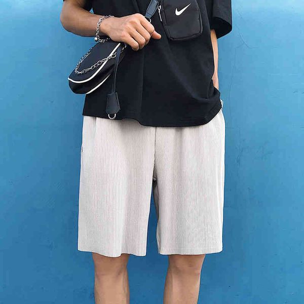 men's shorts summer pleated fashion casual ice silk men streetwear loose wide-leg black gray mens beach 2hz6, White;black
men's shorts summer pleated fashion casual ice silk men streetwear loose wide-leg black gray mens beach 2hz6, White;black