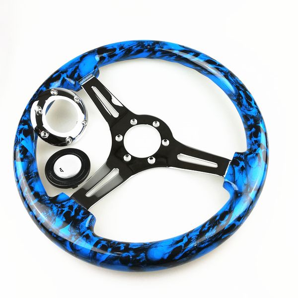 wholesale 14 inches/350mm car modification steering wheel solid wood peach wood paint water transfer printing fashion skull position
wholesale 14 inches/350mm car modification steering wheel solid wood peach wood paint water transfer printing fashion skull position