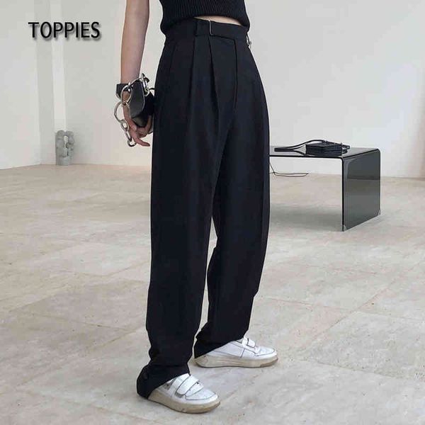 ies causal suit pants women high waist overlength pants belt bottoms female loose trousers japan streetwear 210412, Black;white
ies causal suit pants women high waist overlength pants belt bottoms female loose trousers japan streetwear 210412, Black;white