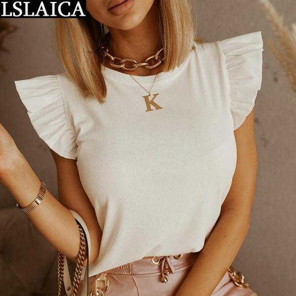women's t-shirt women solid color butterlfy sleeve round neck slim shirt elegant fashion daily casual summer woman t-shirts 2021, White
women's t-shirt women solid color butterlfy sleeve round neck slim shirt elegant fashion daily casual summer woman t-shirts 2021, White