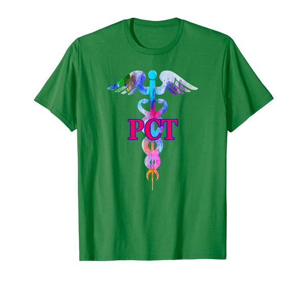 Patient Care Technician PCT Caduceus Watercolor Art Graphic T-Shirt, Mainly pictures
Patient Care Technician PCT Caduceus Watercolor Art Graphic T-Shirt, Mainly pictures