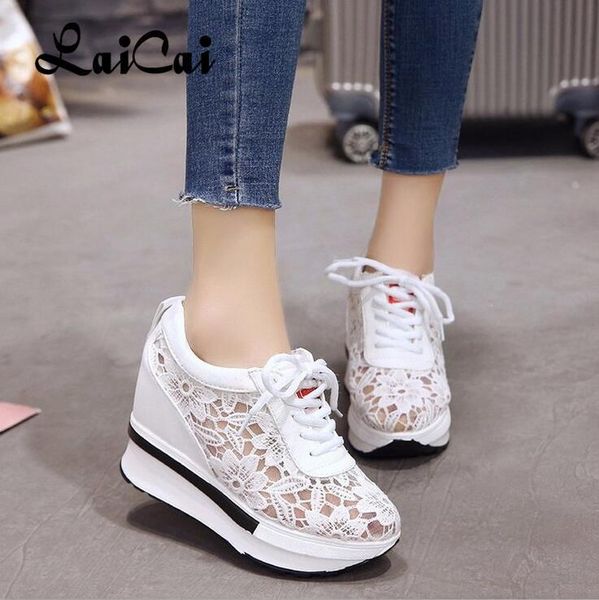 sandals laicai summer lace-up comfortable breathable women's wedges chunky heels height increasing paltform female ladies shoes, Black
sandals laicai summer lace-up comfortable breathable women's wedges chunky heels height increasing paltform female ladies shoes, Black