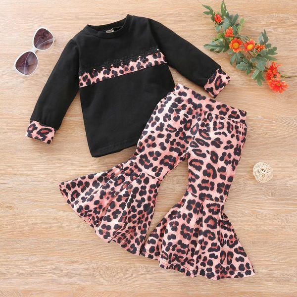 12m-5t toddler girl clothes set baby spring outfit leopard patchwork long sleeve + flares print pants clothing sets, White
12m-5t toddler girl clothes set baby spring outfit leopard patchwork long sleeve + flares print pants clothing sets, White