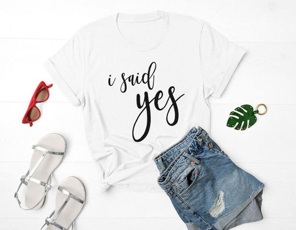 women's t-shirt kaixiaz i said yes bride bachelorette wedding t-shirts cotton kawaii tees funny t shirts for women lady, White
women's t-shirt kaixiaz i said yes bride bachelorette wedding t-shirts cotton kawaii tees funny t shirts for women lady, White