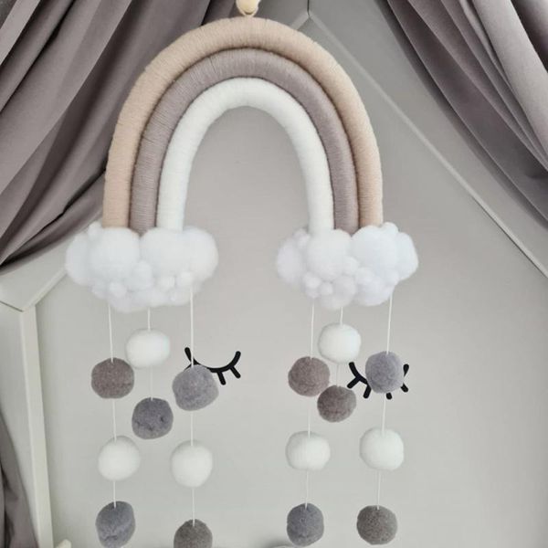 cute children room handmade wind chimes decor cotton woven rainbow cloud with pompom balls wall hanging ornament decorative objects & figuri
cute children room handmade wind chimes decor cotton woven rainbow cloud with pompom balls wall hanging ornament decorative objects & figuri