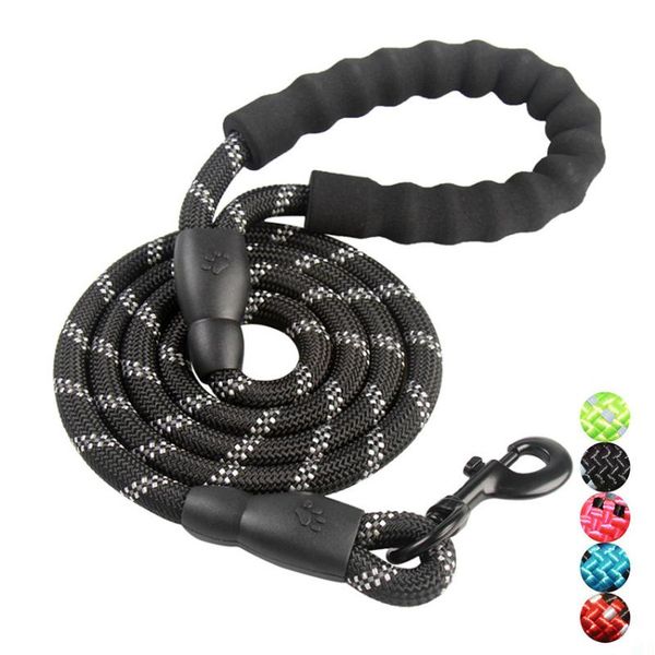 nylon reflective dog leash pet product training running walking safety rope medium big collar leashes durable strong lead collars &
nylon reflective dog leash pet product training running walking safety rope medium big collar leashes durable strong lead collars &