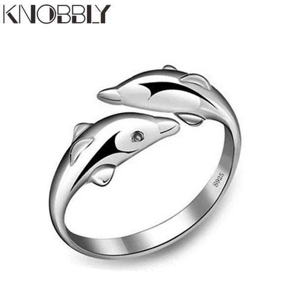 cluster rings fashion creative open ring 925 silver dolphin suitable for girls birthday gifts trendy women jewelry cubic zirconia, Golden;silver
cluster rings fashion creative open ring 925 silver dolphin suitable for girls birthday gifts trendy women jewelry cubic zirconia, Golden;silver