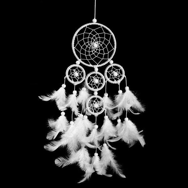decorative objects & figurines 5 rings car-hanging wind chimes style dream catchers creative room decoration feather pendant
decorative objects & figurines 5 rings car-hanging wind chimes style dream catchers creative room decoration feather pendant