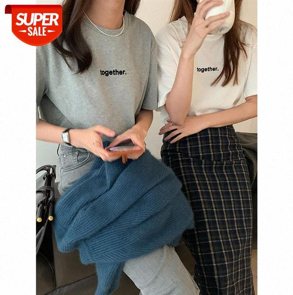 tg letter round neck t-shirt women korean casual all-match short-sleeved blouse 13172 #xu5z, Black;gray
tg letter round neck t-shirt women korean casual all-match short-sleeved blouse 13172 #xu5z, Black;gray