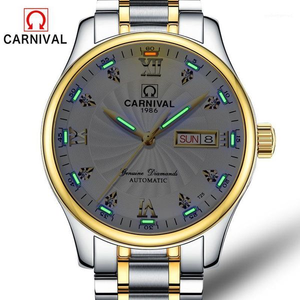 double calendar date tritium luminous mechanical military watch waterproof 200m sport brand watches mens full steel wristwatches, Slivery;brown
double calendar date tritium luminous mechanical military watch waterproof 200m sport brand watches mens full steel wristwatches, Slivery;brown