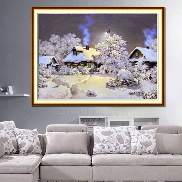 diamond painting 5d snow house scenery embroidery handmand diy for home decor material package
diamond painting 5d snow house scenery embroidery handmand diy for home decor material package