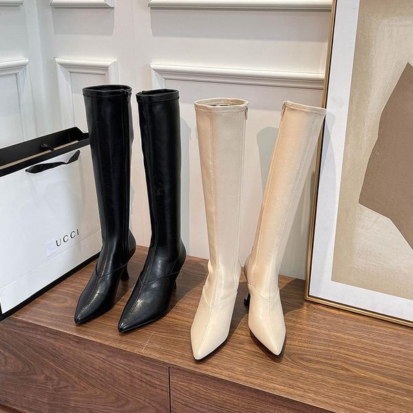 boots knight women fall winter 2021 side zipper high knee pointed toe thin heel brand fashion shoes, Black
boots knight women fall winter 2021 side zipper high knee pointed toe thin heel brand fashion shoes, Black