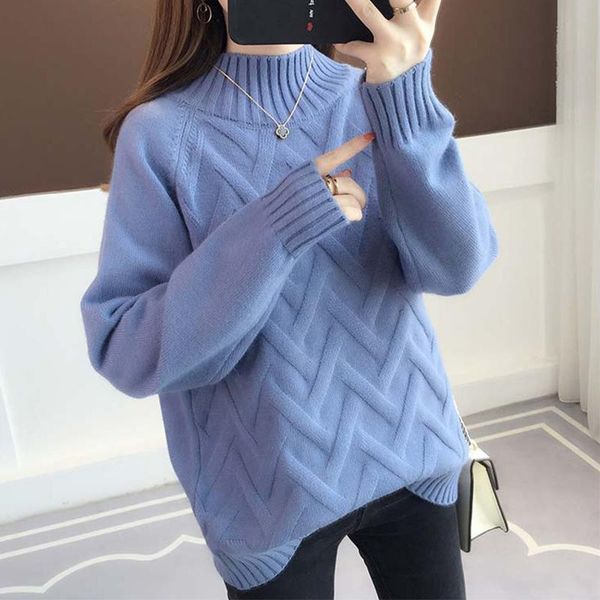 women's sweaters liva girl 2021 autumn winter fashion casual warm loose sweater, White;black
women's sweaters liva girl 2021 autumn winter fashion casual warm loose sweater, White;black