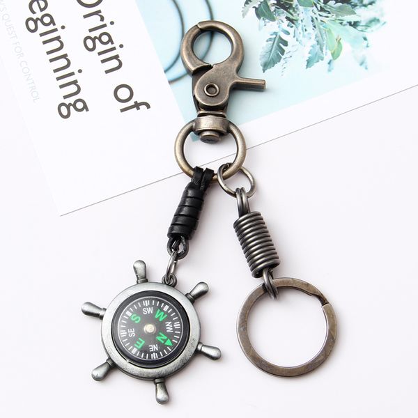 10pc2021 new robot ccompass keychain hand carved keyring stainless steel bronze private custom bag keyring holder men, Silver
10pc2021 new robot ccompass keychain hand carved keyring stainless steel bronze private custom bag keyring holder men, Silver