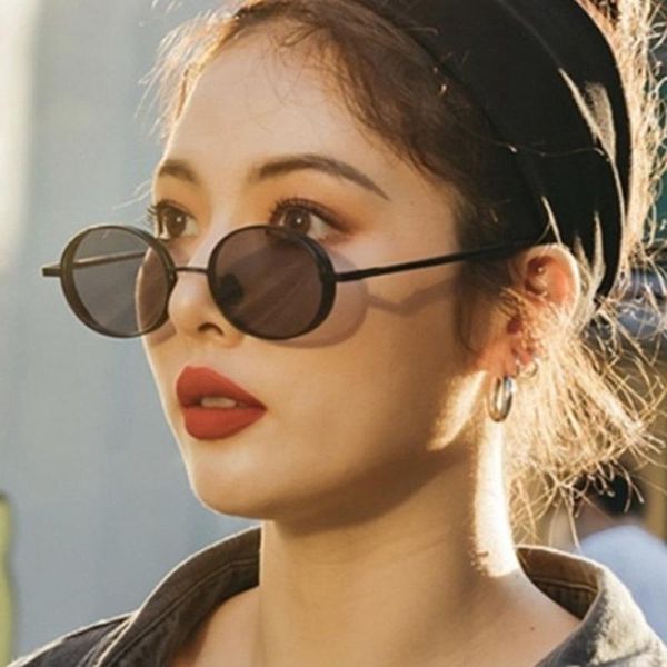 sunglasses vintage oval women/men brand designer metal frame round sun glasses street beat shopping gafas uv400, White;black
sunglasses vintage oval women/men brand designer metal frame round sun glasses street beat shopping gafas uv400, White;black