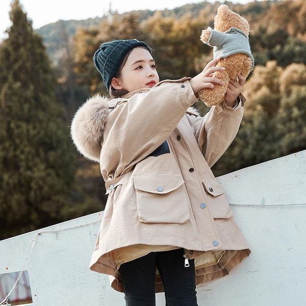 down coat children winter loose oxford outerwear teenage girls boys double-layer jacket kids windproof fur hooded cotton padded 8-14y, Blue;gray
down coat children winter loose oxford outerwear teenage girls boys double-layer jacket kids windproof fur hooded cotton padded 8-14y, Blue;gray