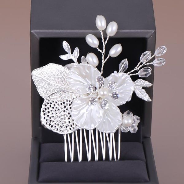 hair clips & barrettes forseven handmade white flower leaf comb with simulation pearl women bride noiva wedding jewelry accessories headpiec, Golden;silver
hair clips & barrettes forseven handmade white flower leaf comb with simulation pearl women bride noiva wedding jewelry accessories headpiec, Golden;silver
