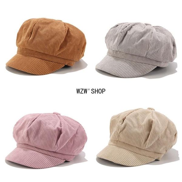 berets version solid color women beret spring autumn sboy hat vintage corduroy elasticity peaked cap painter, Blue;gray
berets version solid color women beret spring autumn sboy hat vintage corduroy elasticity peaked cap painter, Blue;gray