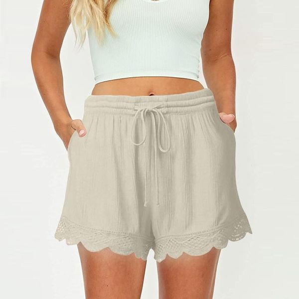 women's shorts fashion women lace plus size rope pockets tie 2021 summer 2pc elasticity waist sport leggings mujer, White;black
women's shorts fashion women lace plus size rope pockets tie 2021 summer 2pc elasticity waist sport leggings mujer, White;black