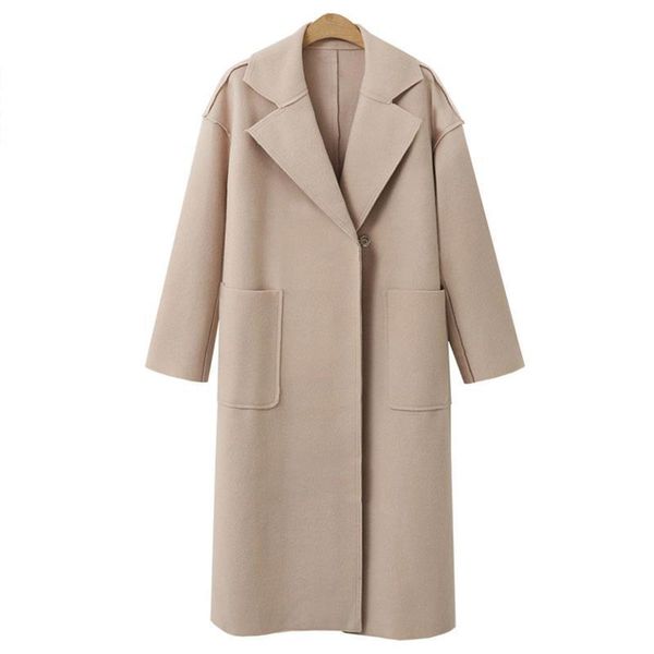 women's wool & blends simple and stylish cashmere coat europe wind demi season jacket spring fashion, Black
women's wool & blends simple and stylish cashmere coat europe wind demi season jacket spring fashion, Black
