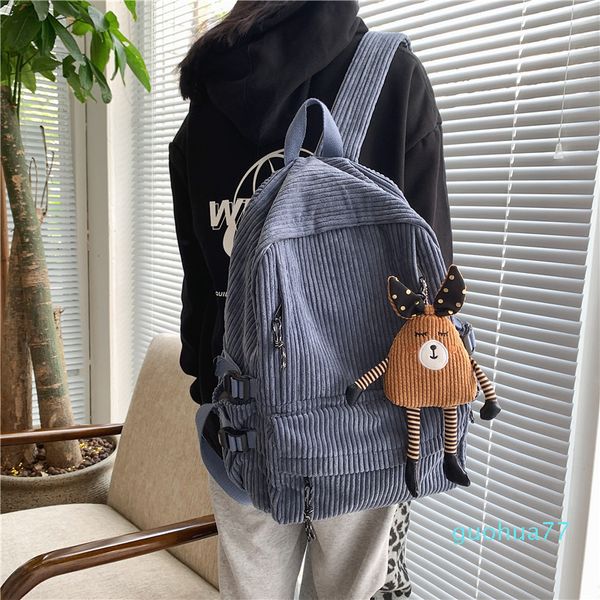 designer-fashion women corduroy backpack pure color stripe harajuku school bag teenage luxury girl backpack female cute bagkpack hila
designer-fashion women corduroy backpack pure color stripe harajuku school bag teenage luxury girl backpack female cute bagkpack hila