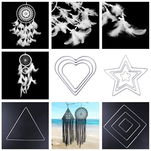 decorative objects & figurines metal dream ring macrame craft hoop diy wedding wind chime hanging decorations accessory square three sides s
decorative objects & figurines metal dream ring macrame craft hoop diy wedding wind chime hanging decorations accessory square three sides s