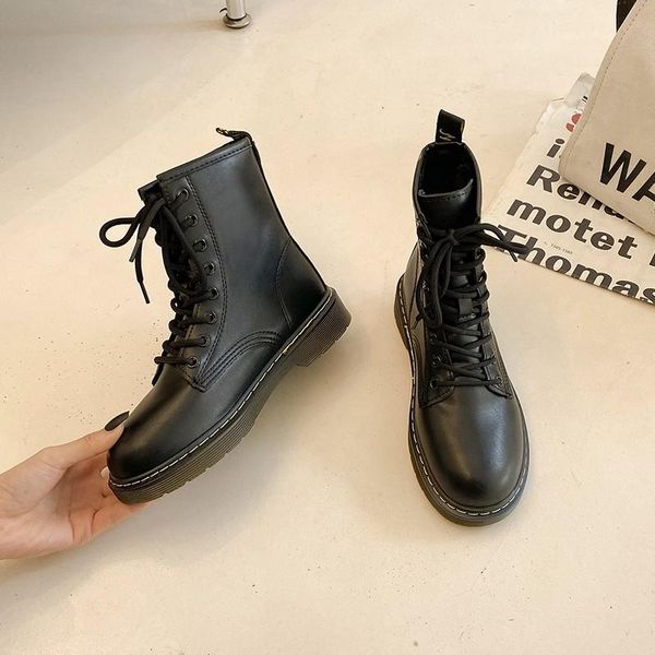 boots fall/winter 2021 round-headed thick-soled belt buckle fashion plaid, Black
boots fall/winter 2021 round-headed thick-soled belt buckle fashion plaid, Black