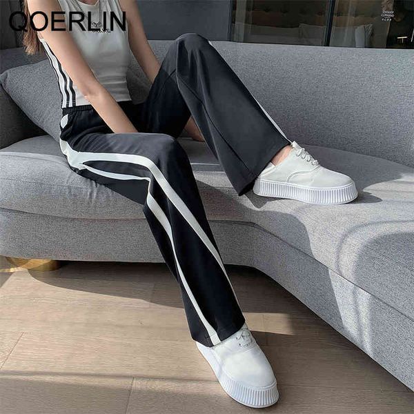 pants qoelrin side color contrast straight pants women spring summer high waist drape suits trouser plus size fashion, Black;white
pants qoelrin side color contrast straight pants women spring summer high waist drape suits trouser plus size fashion, Black;white
