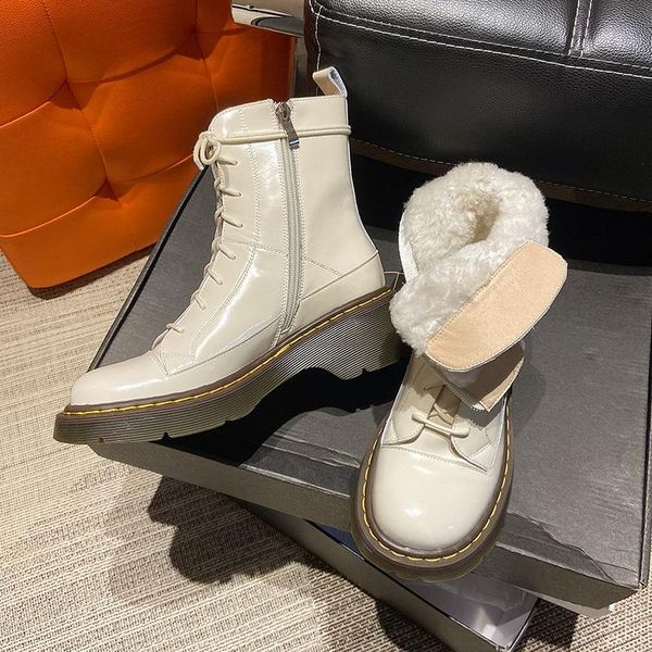 boots cow leather women winter shoes wool blend inside shearling warm fur snow muscle bottom, Black
boots cow leather women winter shoes wool blend inside shearling warm fur snow muscle bottom, Black